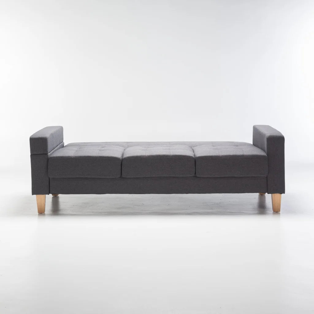 MOLLY FABRIC SLEEPER COUCH - GREY