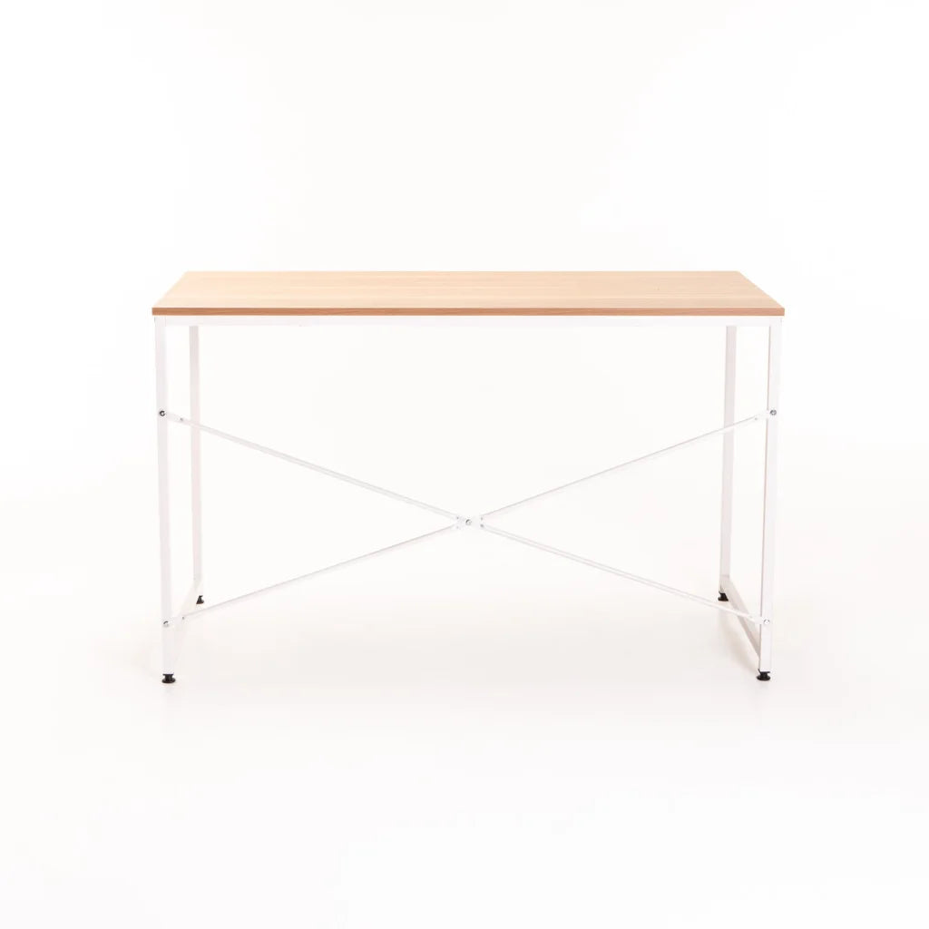 OMEGA 120cm DESK - BEECH/WHITE