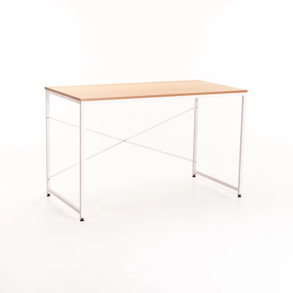 OMEGA 120cm DESK - BEECH/WHITE