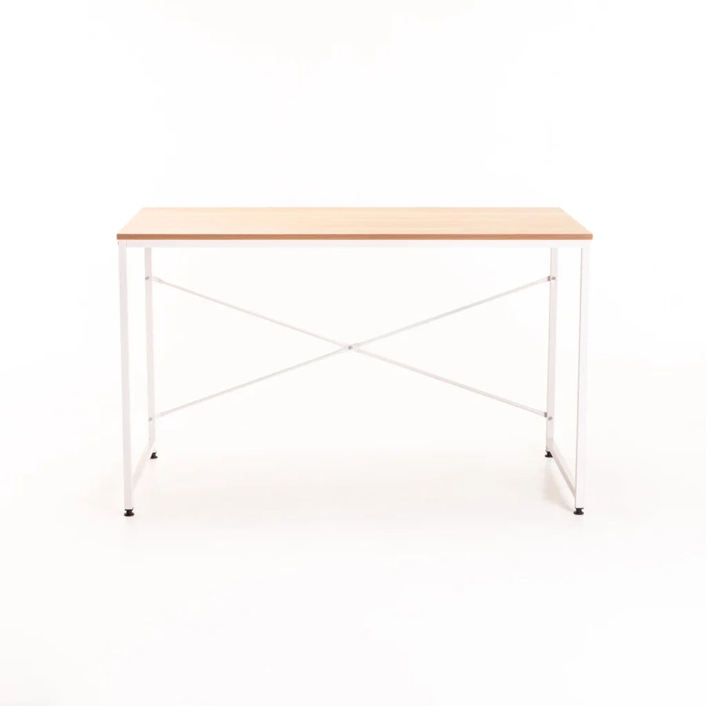 OMEGA 120cm DESK - BEECH/WHITE