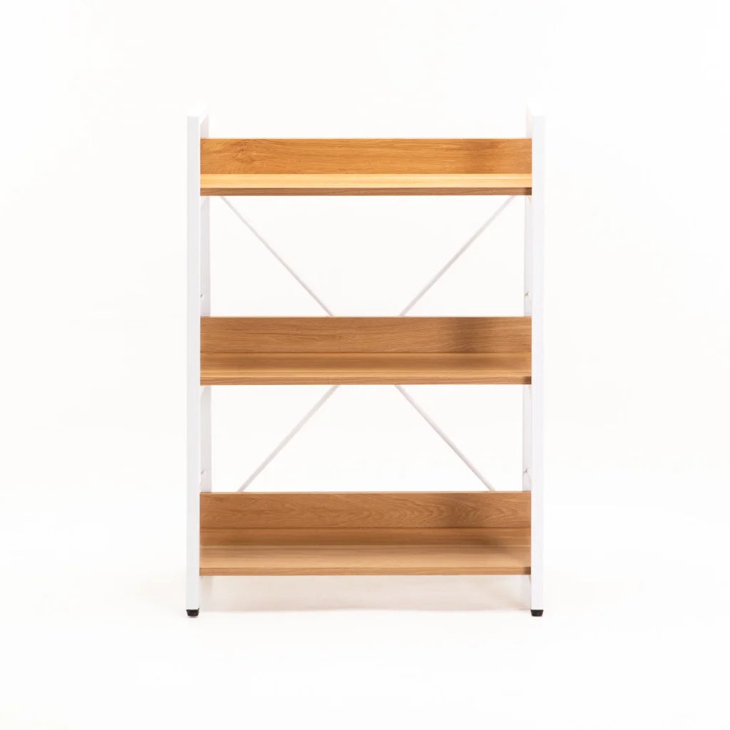 OMEGA 3 SHELF UNIT - BEECH/WHITE