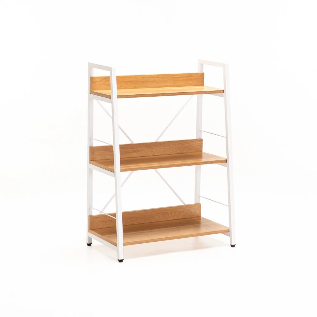 OMEGA 3 SHELF UNIT - BEECH/WHITE