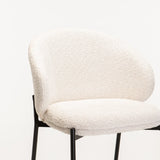 PHOEBE FABRIC BARSTOOL - CREAM