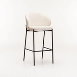 PHOEBE FABRIC BARSTOOL - CREAM