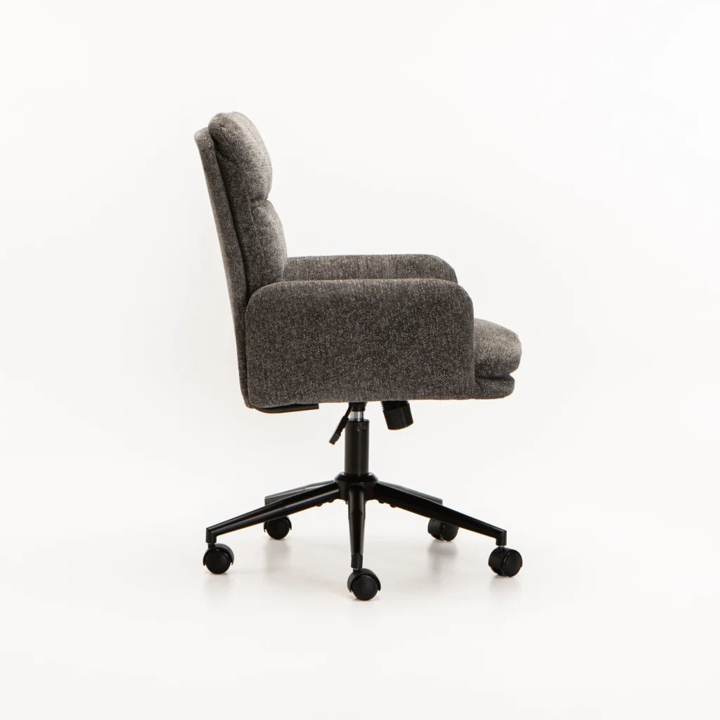 RILEY FABRIC OFFICE CHAIR - GREY