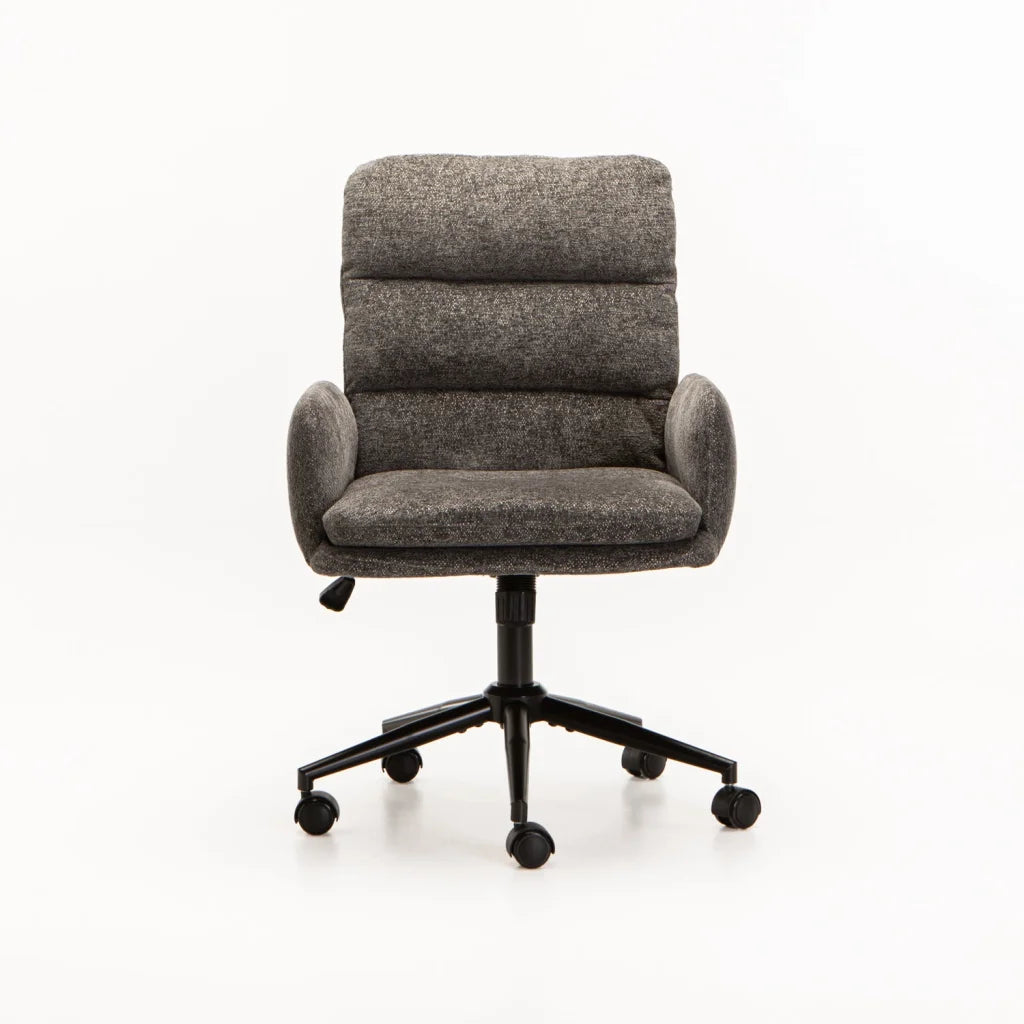 RILEY FABRIC OFFICE CHAIR - GREY