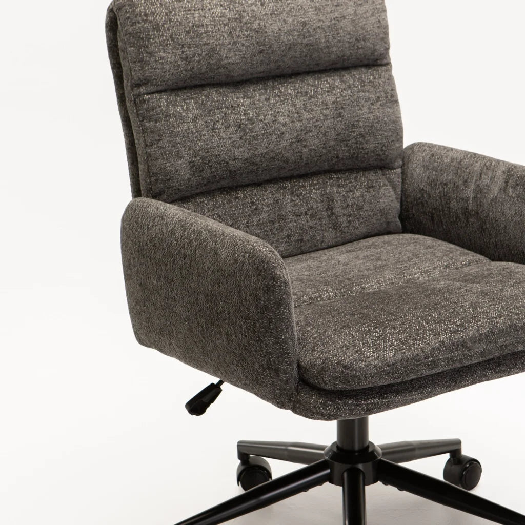 RILEY FABRIC OFFICE CHAIR - GREY