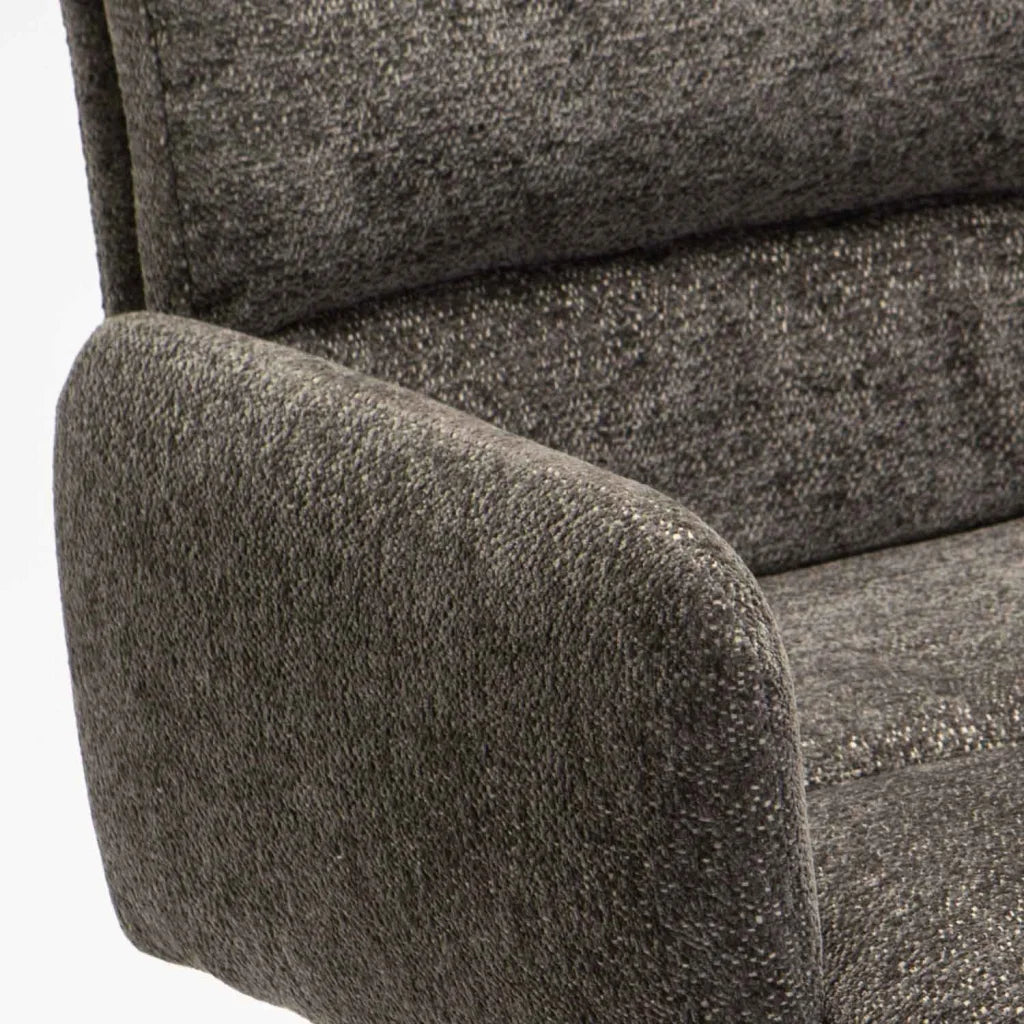 RILEY FABRIC OFFICE CHAIR - GREY