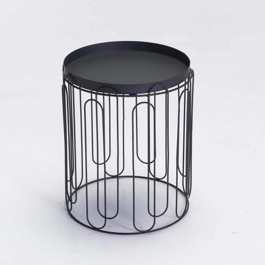 RINI SET OF 2 TABLES - BLACK