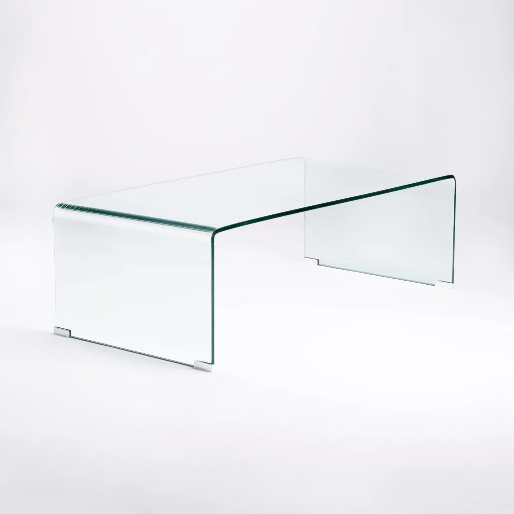 RUBY 12MM TEMPERED GLASS COFFEE TABLE - 110 x 55cm