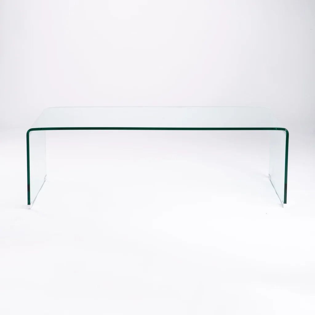 RUBY 12MM TEMPERED GLASS COFFEE TABLE - 110 x 55cm