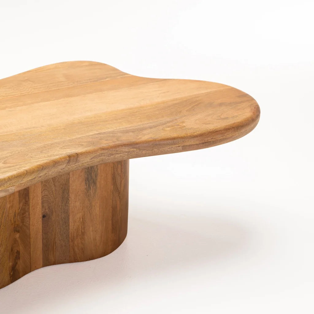 RUMI 130x70cm SOLID WOOD COFFEE TABLE