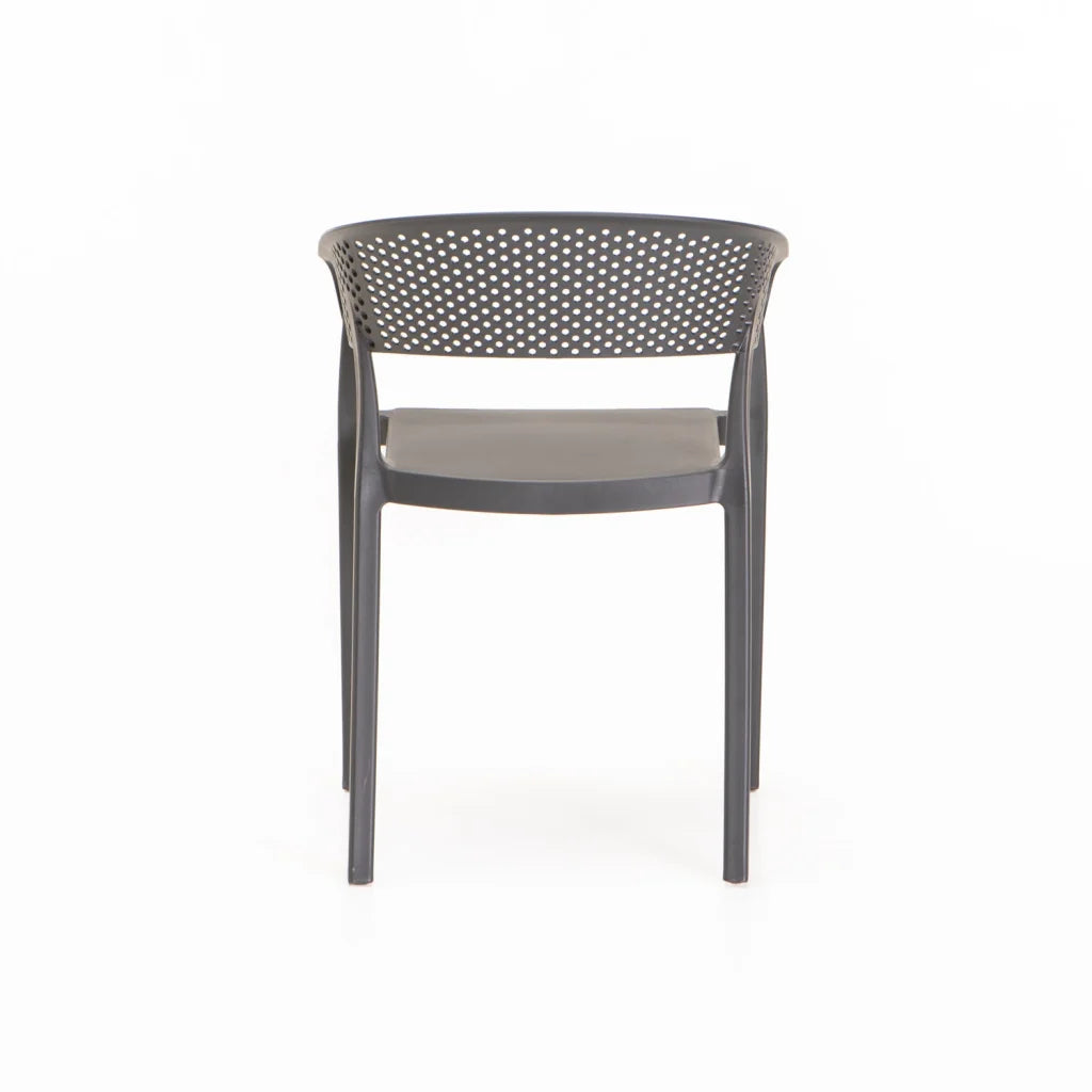 SAMUI CHAIR W/ARMS - DARK GREY