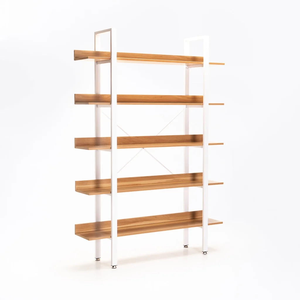 SIGMA 5 SHELF UNIT - BEECH/WHITE