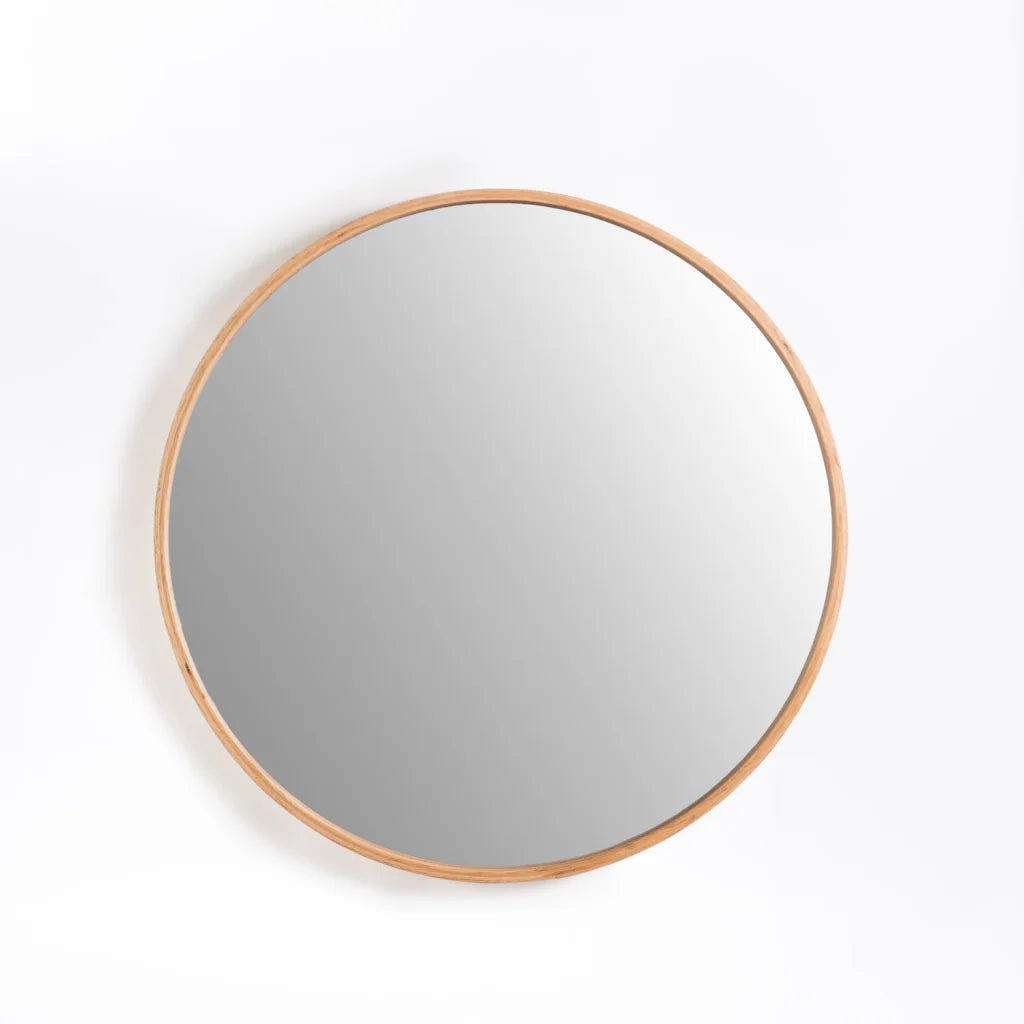 SIRIUS 80cm ROUND MIRROR - OAK