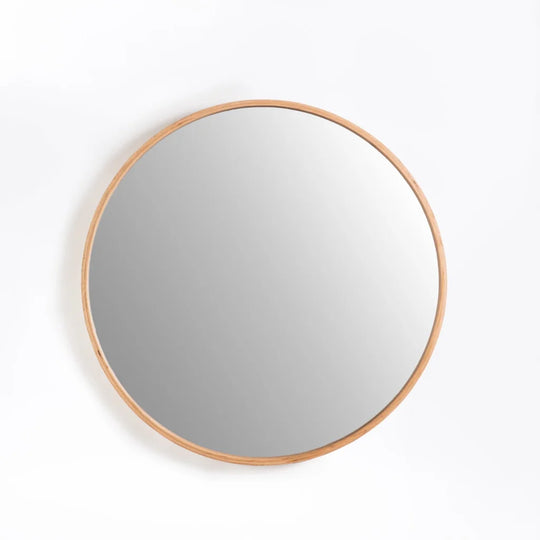 SIRIUS 80cm ROUND MIRROR - OAK