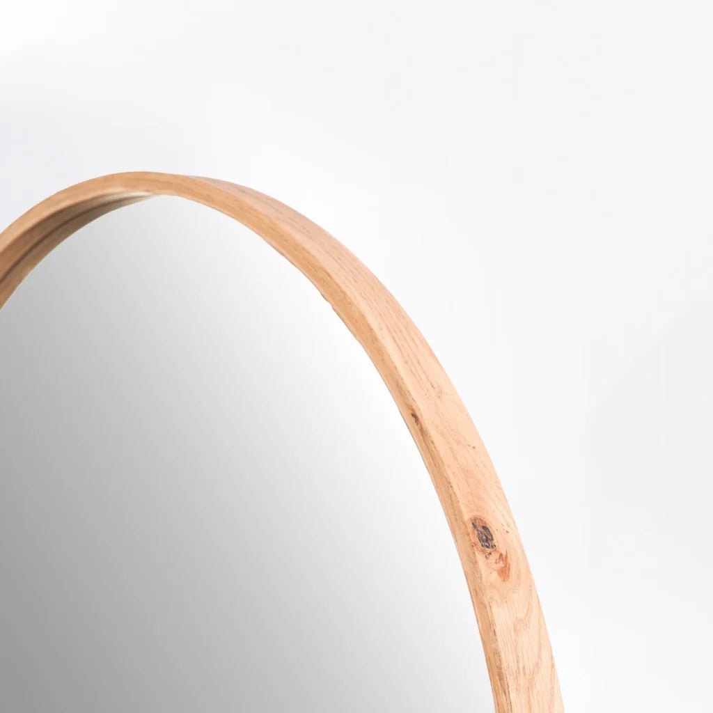SIRIUS 80cm ROUND MIRROR - OAK