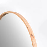 SIRIUS 80cm ROUND MIRROR - OAK