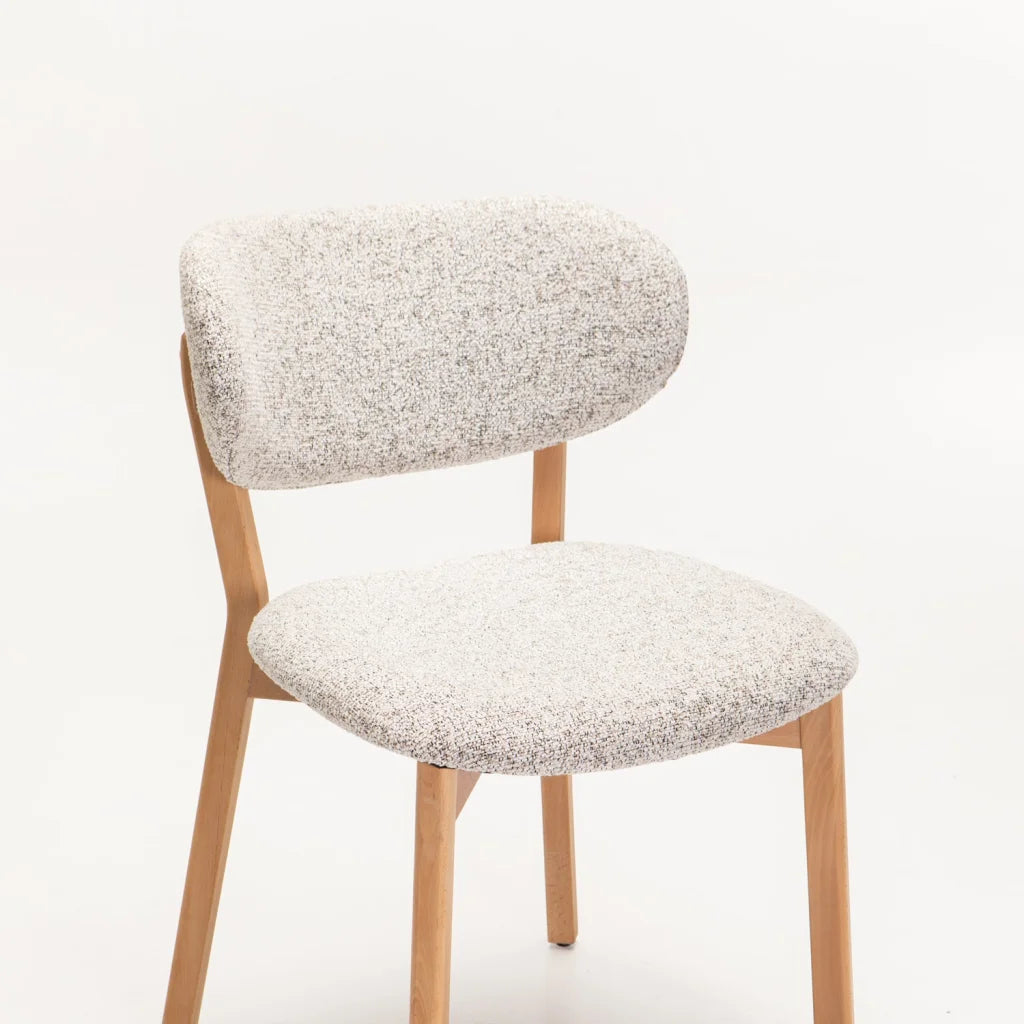 SOFIA WOODEN DINING CHAIR-NATURAL LEG