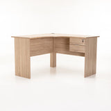 SOHO 120cm 2 DRAWER CORNER DESK - LIGHT OAK