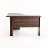 SOHO 120cm 2 DRAWER CORNER DESK - WALNUT