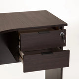 SOHO 120cm 2 DRAWER CORNER DESK - WENGE