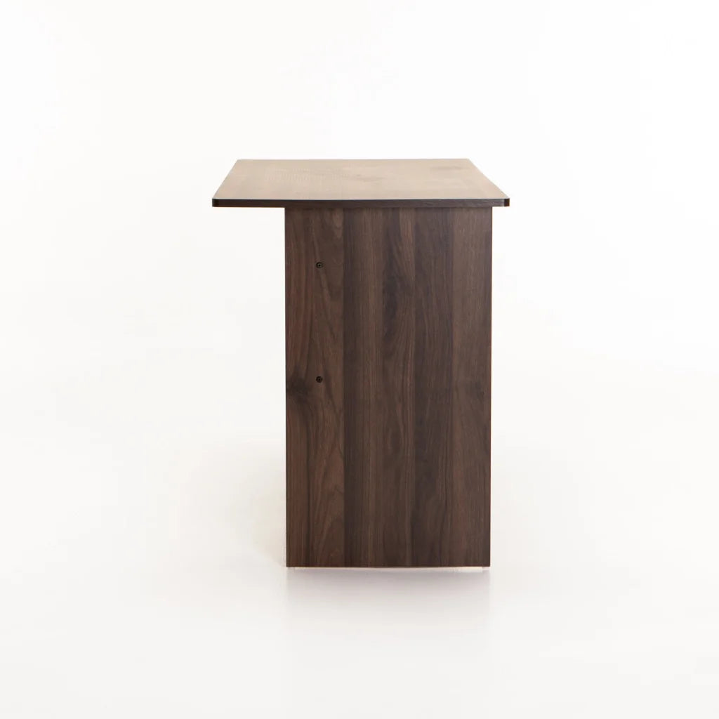 SOHO 120cm 2 DRAWER DESK - WALNUT