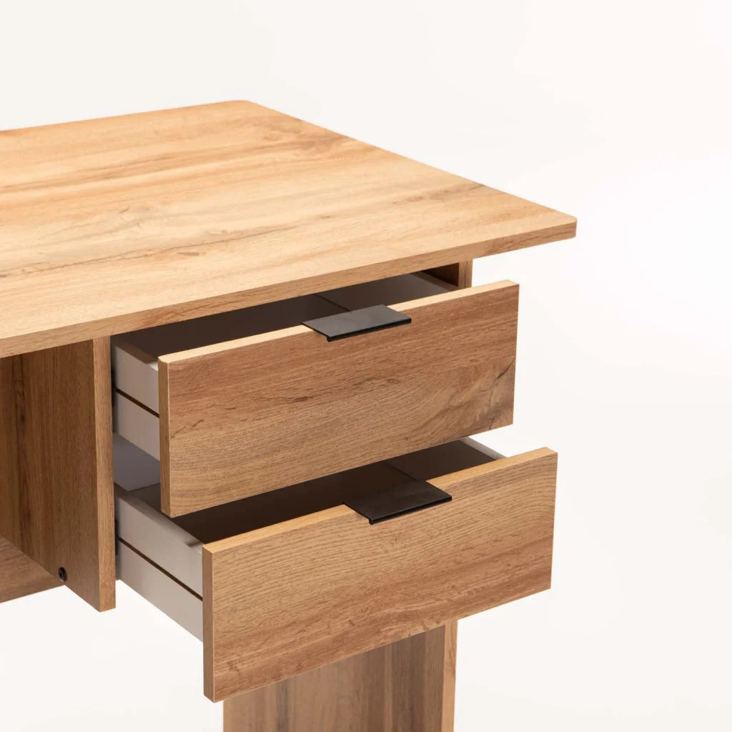 SOHO 120CM 2 DRAWER DESK - WILD OAK