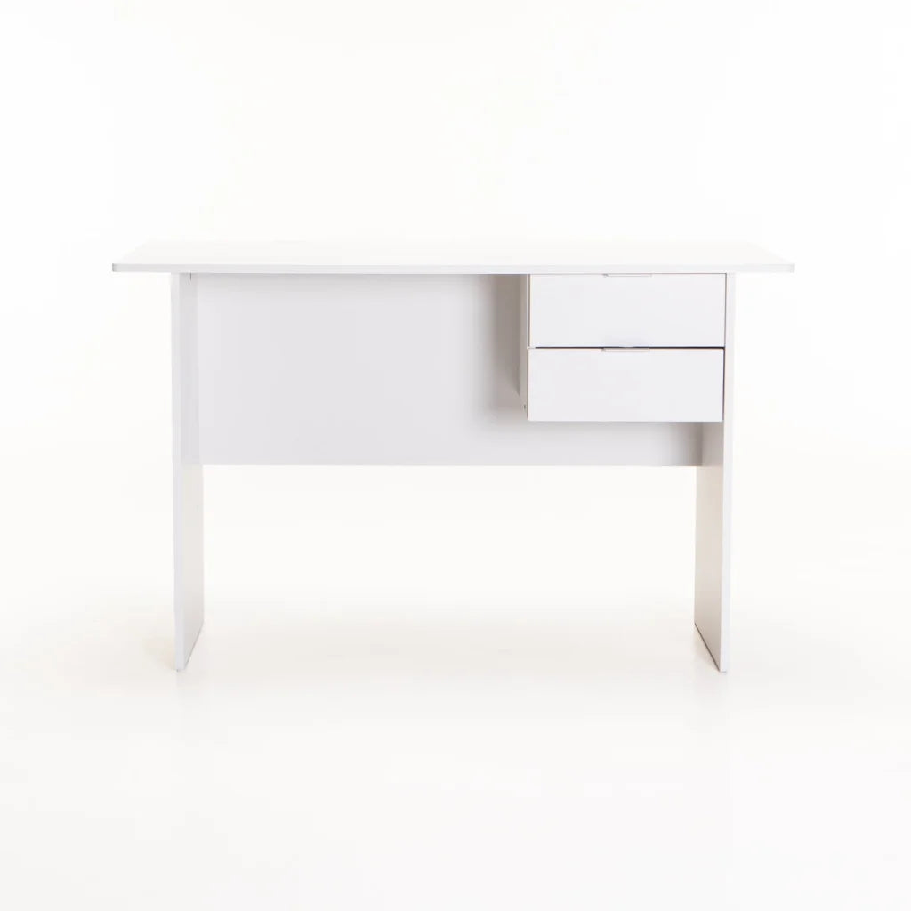 SOHO 120cm 2 DRAWER DESK - WHITE