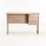 SOHO 120cm DELUXE 3 DRAWER DESK - LIGHT OAK