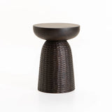 SONA SOLID WOOD SIDE TABLE