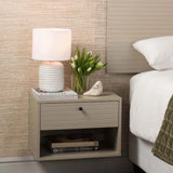 LAMP TABLE-CERAMIC BASE-WHITE-WHITE