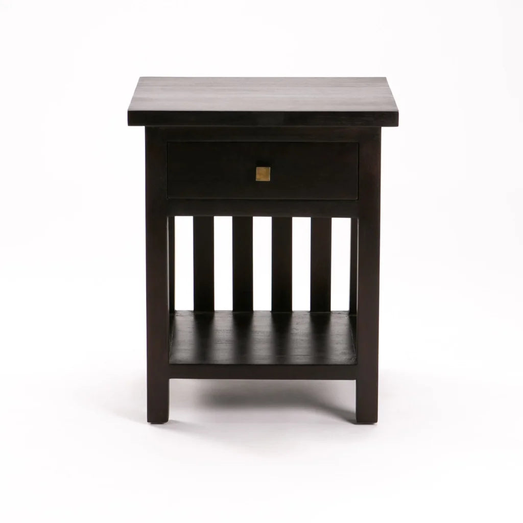 TIKKA 1 DRAWER PEDESTAL - MAHOGANY