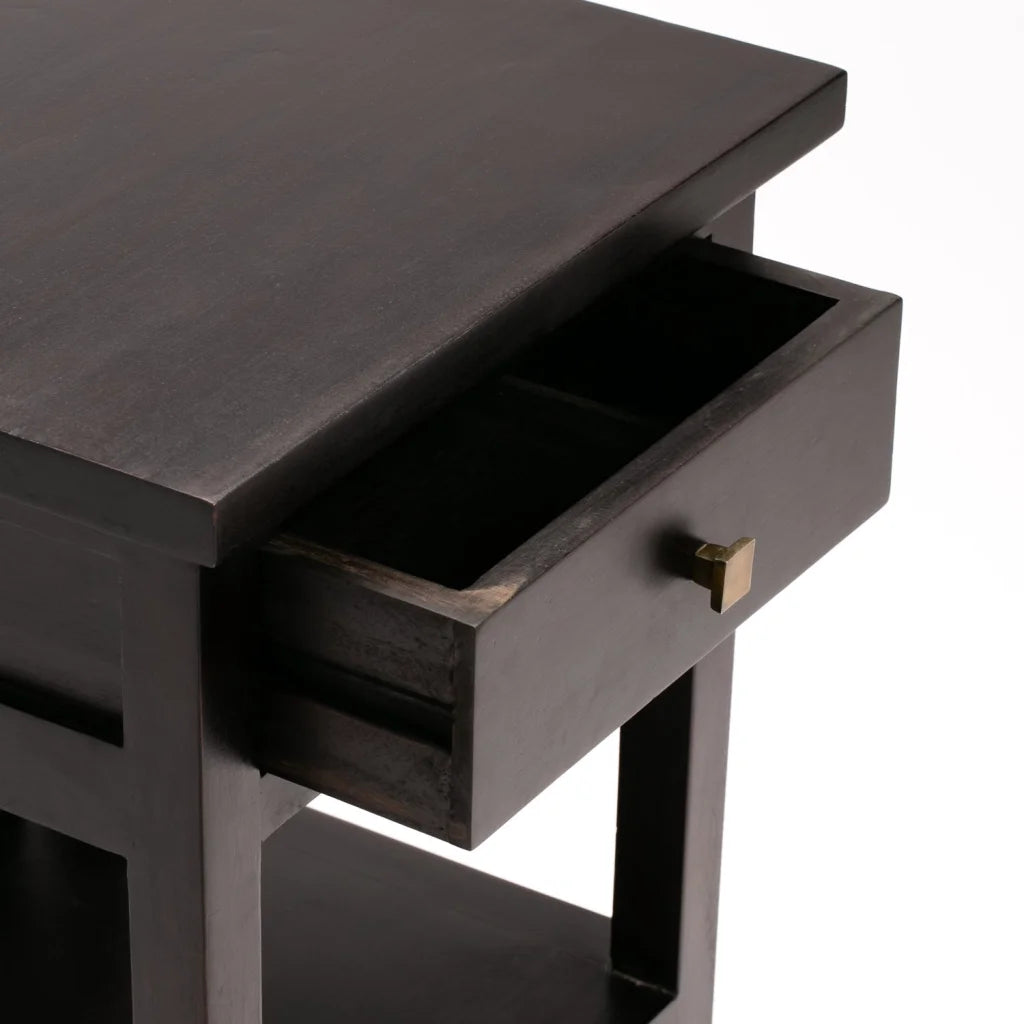 TIKKA 1 DRAWER PEDESTAL - MAHOGANY