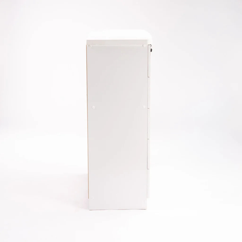 TITAN 5 DRAWER CHEST - WHITE