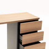 TOGO 120cm SIDE CONNECT DESK & 3 DRAWER UNIT
