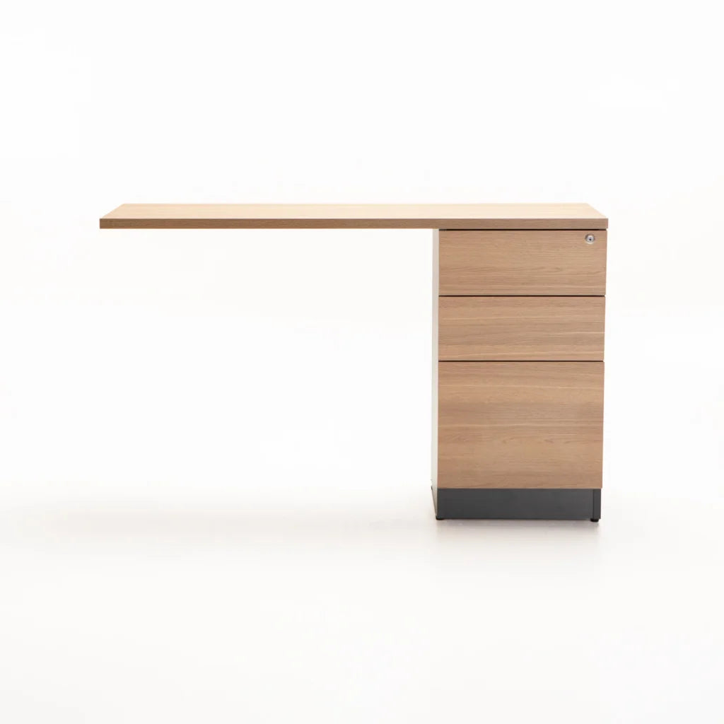 TOGO 120cm SIDE CONNECT DESK & 3 DRAWER UNIT