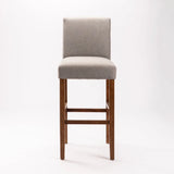 TOM FABRIC BARSTOOL - DARK GREY