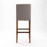 TOM FABRIC BARSTOOL - DARK GREY