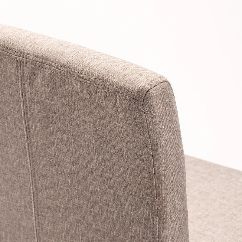 TOM FABRIC KITCHEN STOOL - DARK GREY