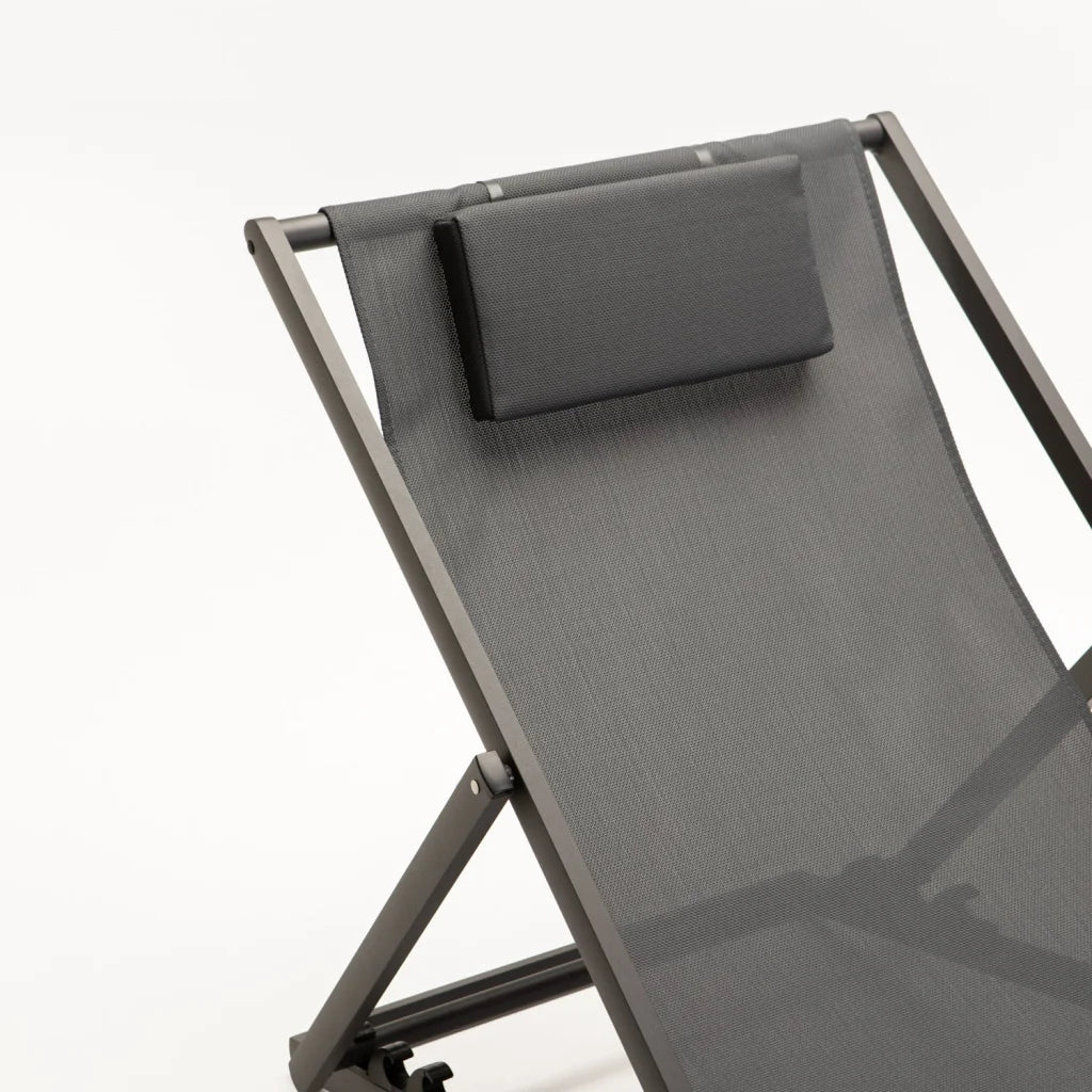 TULUM OUTDOOR SUN CHAIR - DARK GREY