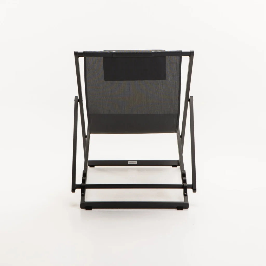 TULUM OUTDOOR SUN CHAIR - DARK GREY