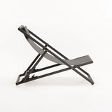 TULUM OUTDOOR SUN CHAIR - DARK GREY
