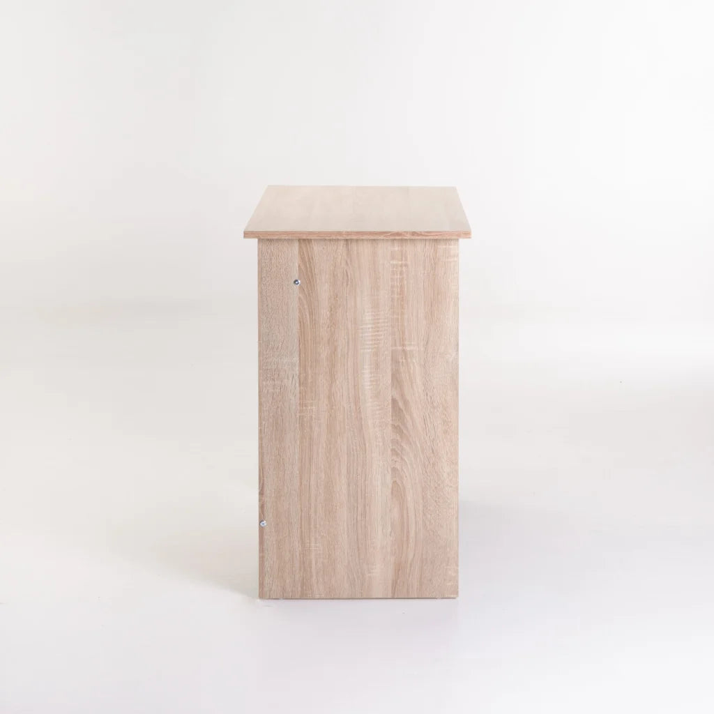 UNO 90cm DESK - LIGHT OAK/LIGHT GREY