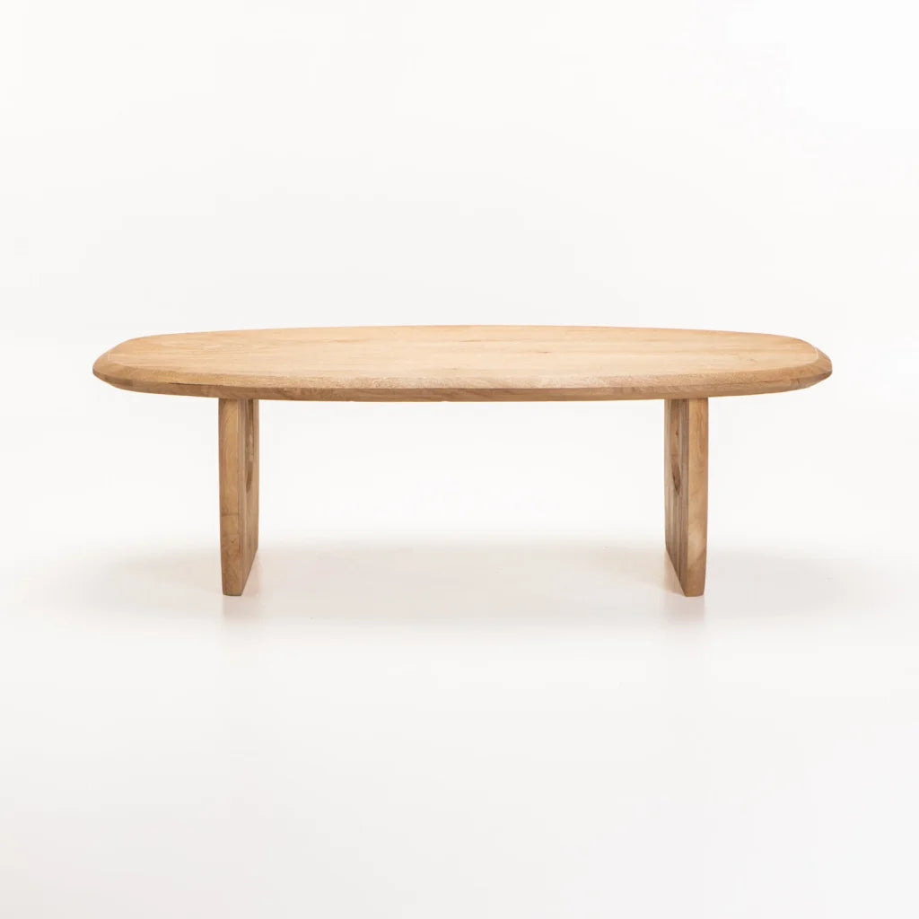 VEDA 130x70cm SOLID WOOD COFFEE TABLE