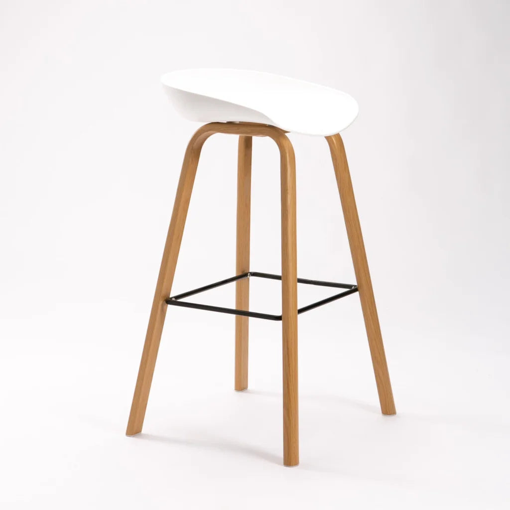 VEGAS LUXURY BARSTOOL - WHITE