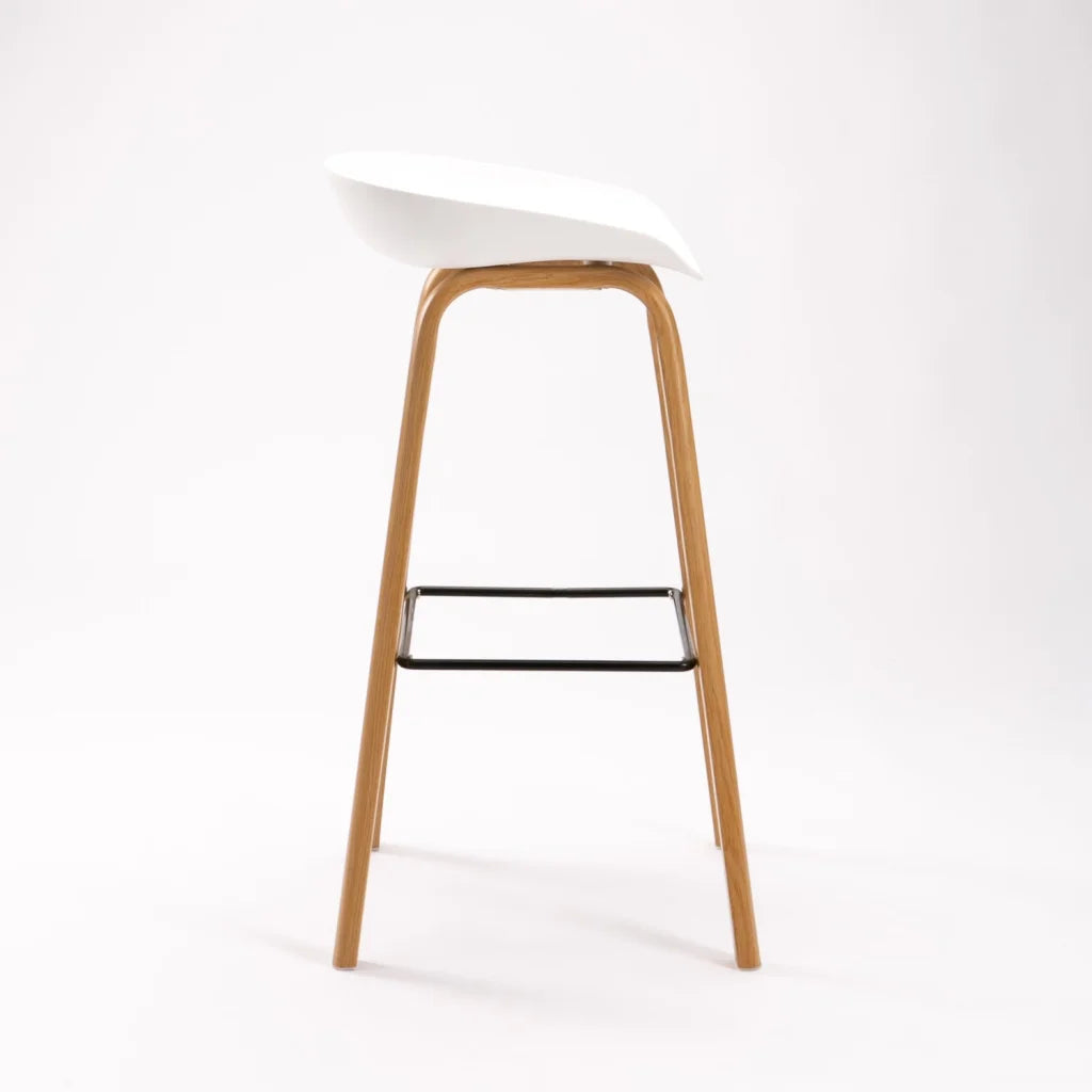 VEGAS LUXURY BARSTOOL - WHITE