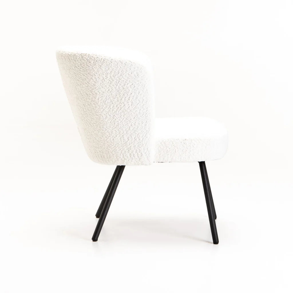 VIENNA FABRIC CHAIR - CREAM
