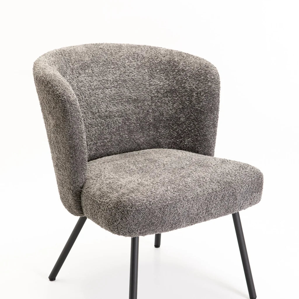 VIENNA FABRIC CHAIR - GREY