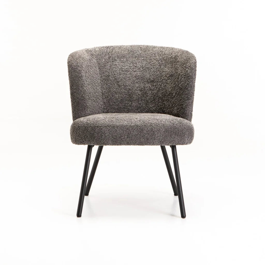 VIENNA FABRIC CHAIR - GREY